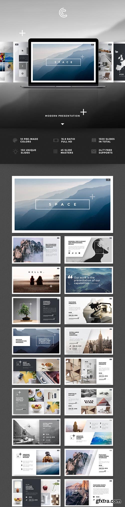 GraphicRiver - Space PowerPoint - 20165648