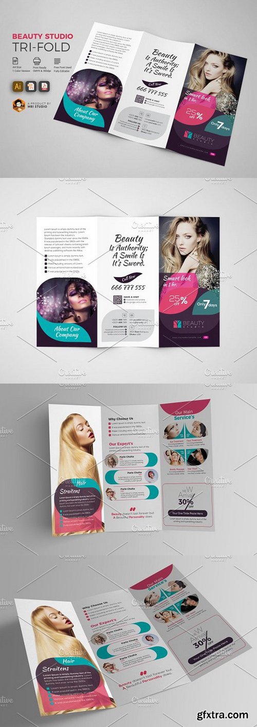 CM - Beauty Studio Tri-Fold 1654225