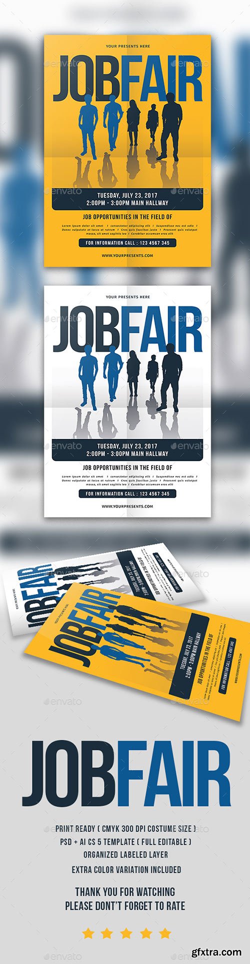 Graphicriver - Job Fair Flyer 16893810