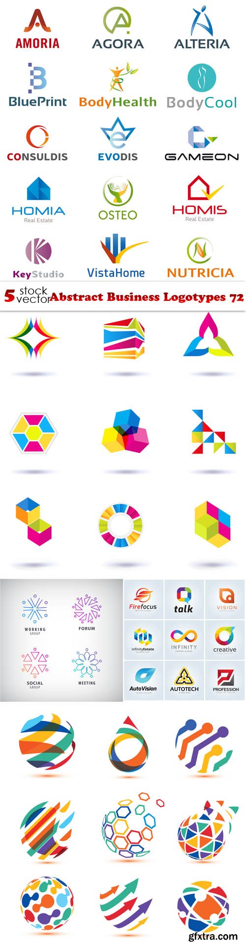 Vectors - Abstract Business Logotypes 72
