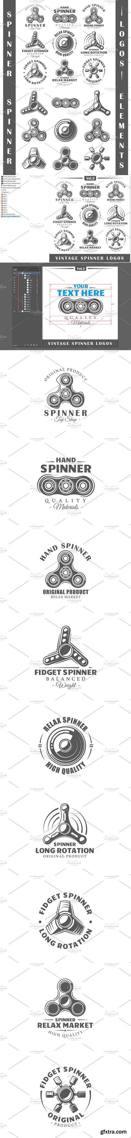 CM - 9 Spinner Logos Templates Vol.2 1643544