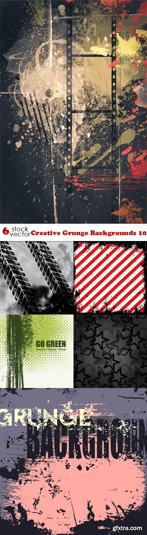 Vectors - Creative Grunge Backgrounds 10