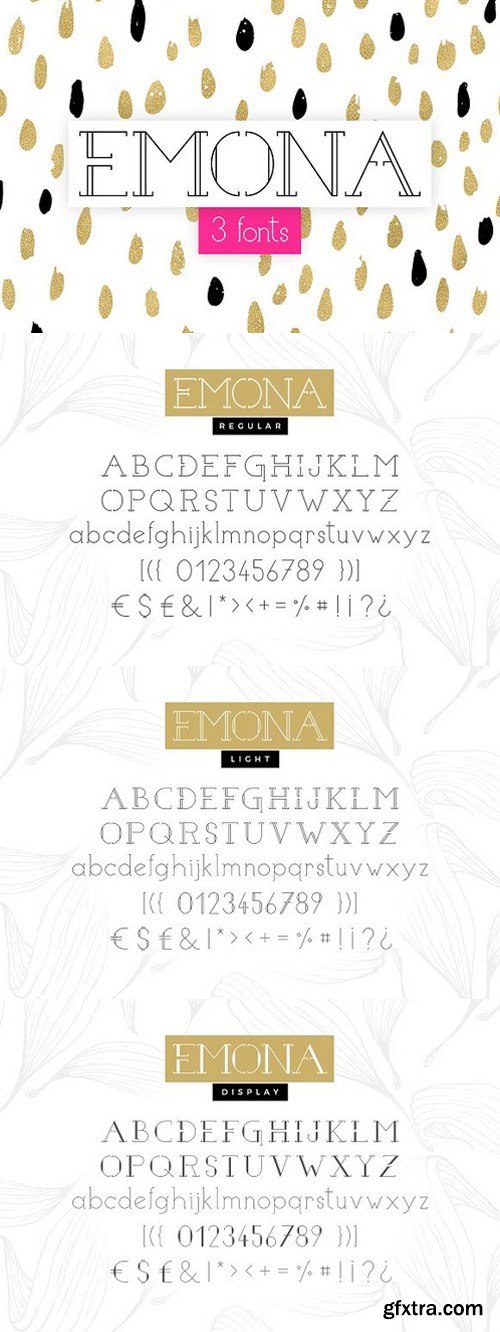 CM - Emona - 3 fonts bundle 1660874