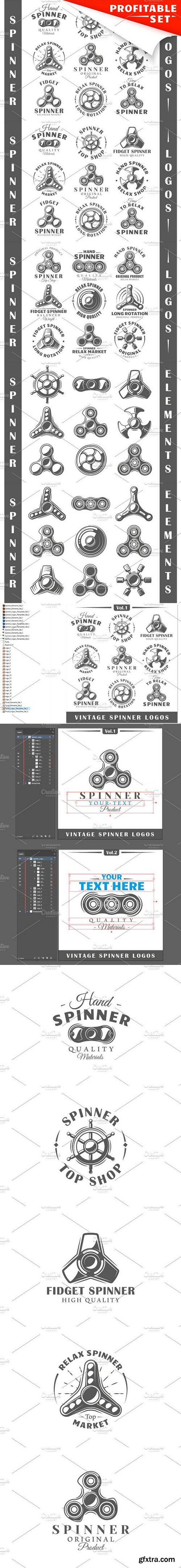 CM - 18 Spinner Logos Templates 1643547