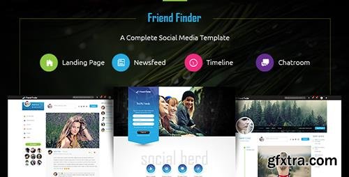 ThemeForest - Friend Finder v1.3 - A Social Network HTML5 Template - 18711273