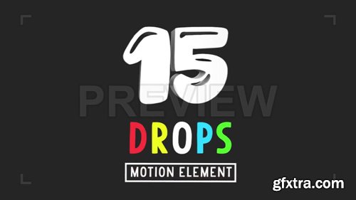 MA - 3D Drops Motion Elements Pack