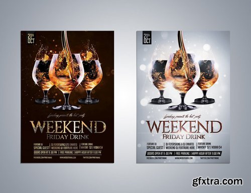 Luxury Weekend Drink Flyer