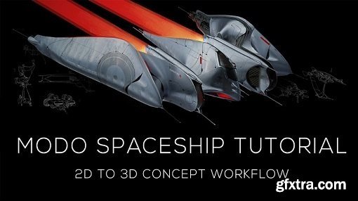 Gumroad - Modo Spaceship Tutorial by Vaughan Ling