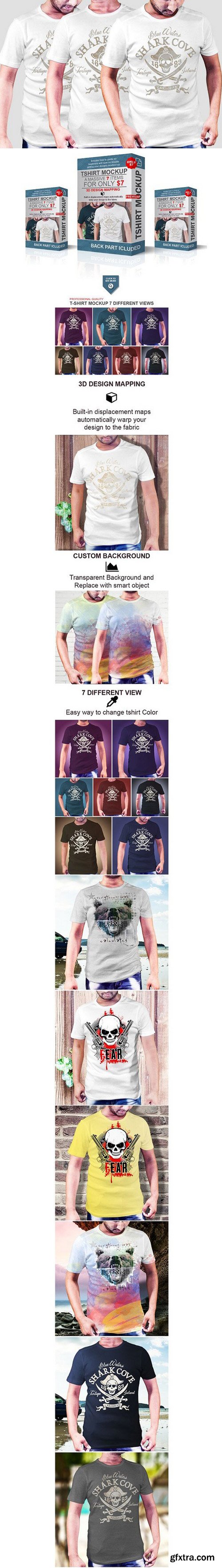 CM - Realistic Tshirt Mockup Male Version 1655209