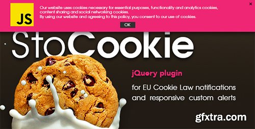 CodeCanyon - StoCookie jQuery plugin v1.1 - Cookie Law Compliance and Custom Notifications - 18766371
