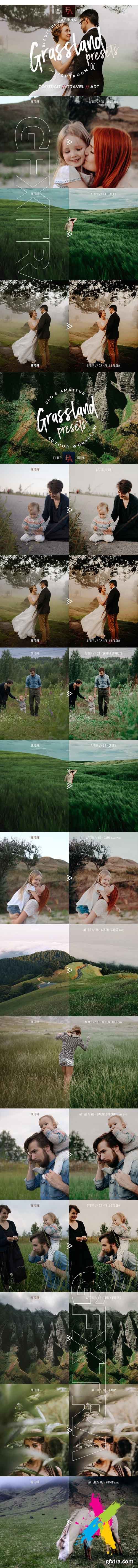Grassland 3D LUTs for Photoshop, AE, Premiere, Resolve and FCP X (Win/macOS)