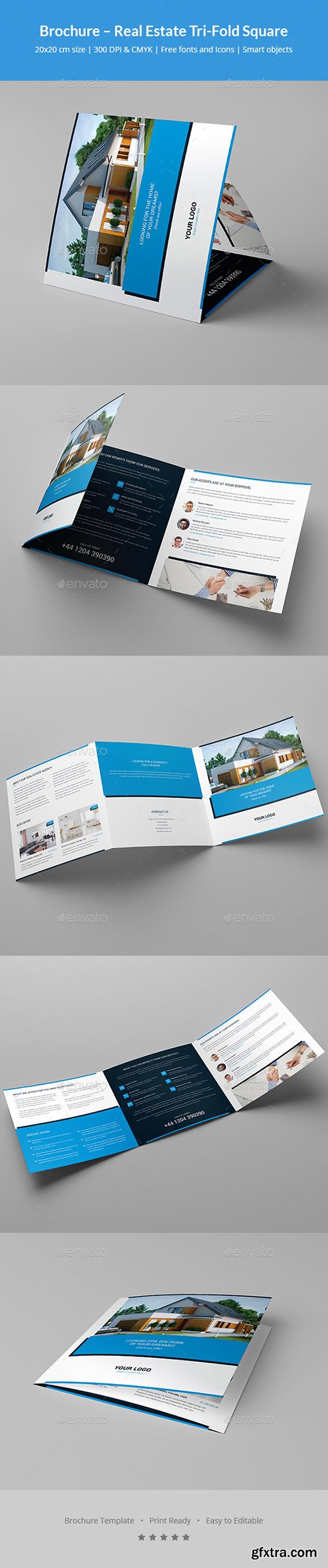 Graphicriver - Brochure – Real Estate Tri-Fold Square 20419366