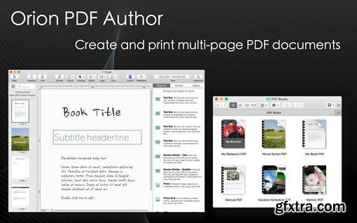 Orion PDF Author 2.90 (Mac OS X)
