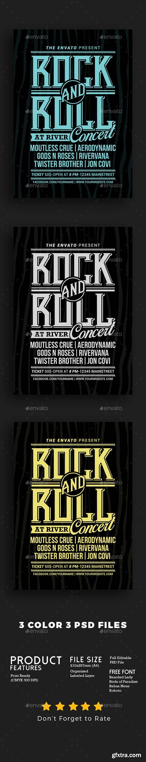 Graphicriver - Rock and Roll Music Concert 20461205