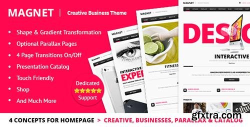 ThemeForest - MAGNET v1.10 - Creative Business WordPress Theme - 4550256