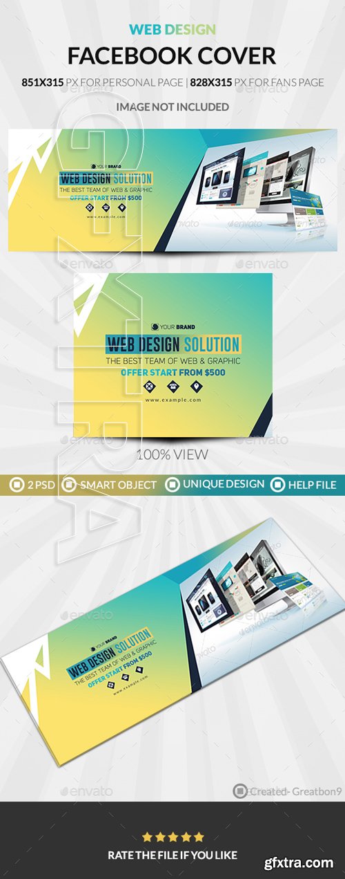 GraphicRiver - Web Design Facebook Cover 20380629
