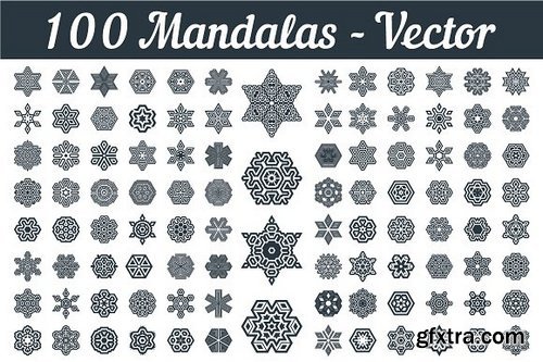 CM - Mandalas Art Vector 1664747