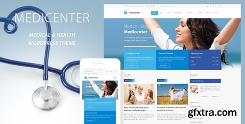 ThemeForest - MediCenter v9.5 - Responsive Medical WordPress Theme - 4718613