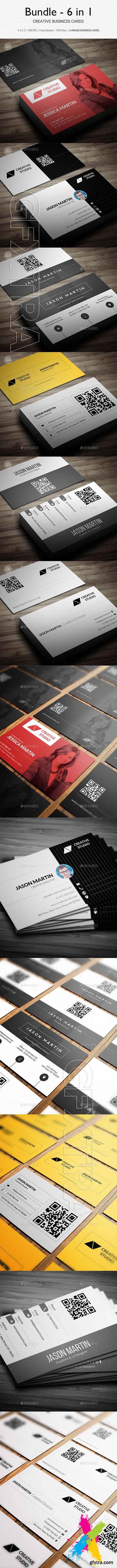 GraphicRiver - Bundle - 6 in 1 - Creative Business Cards - B29 20465912