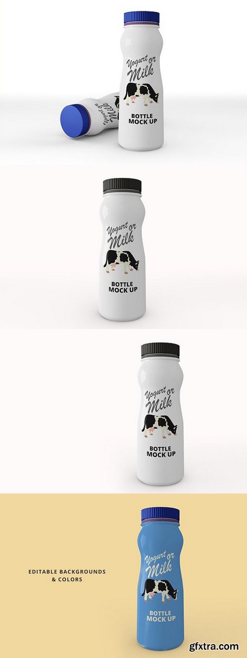 CM - Yogurt Bottle Mockup 1694557