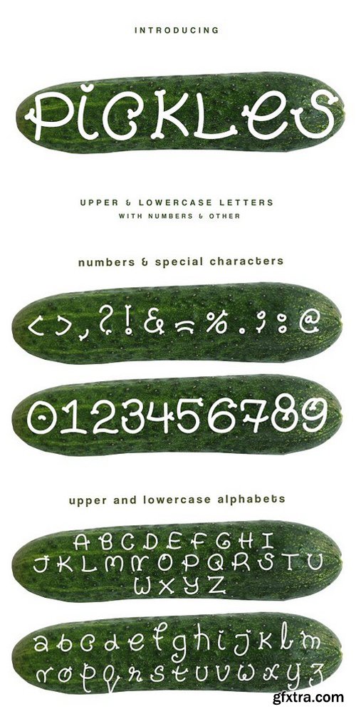 CM - Pickles - Spicy Hand Drawn Font 1697069