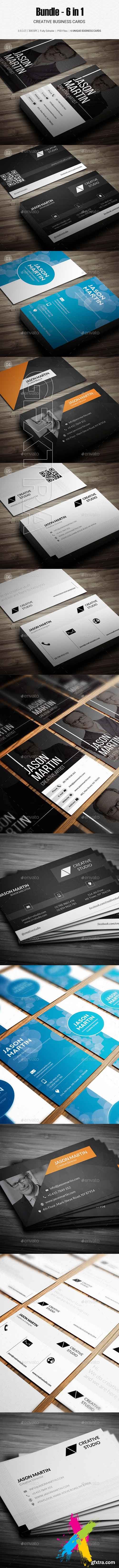 GraphicRiver - Bundle - 6 in 1 - Pro Business Cards - B31 20471920