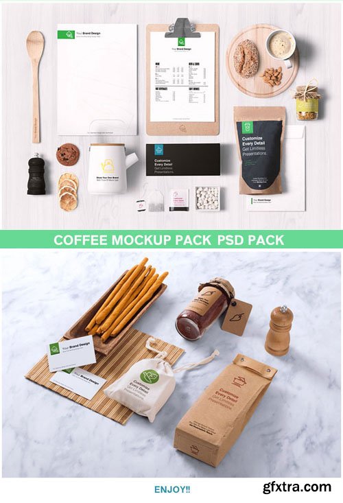 Coffee Mockup PSD Pack