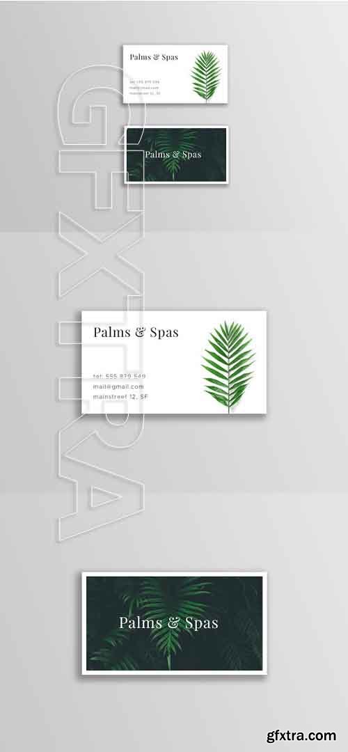 Creativemarket - Palms and Spas Business Card 1767001