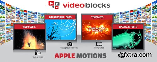 Videoblocks Apple Motion Template Crazy Bundle