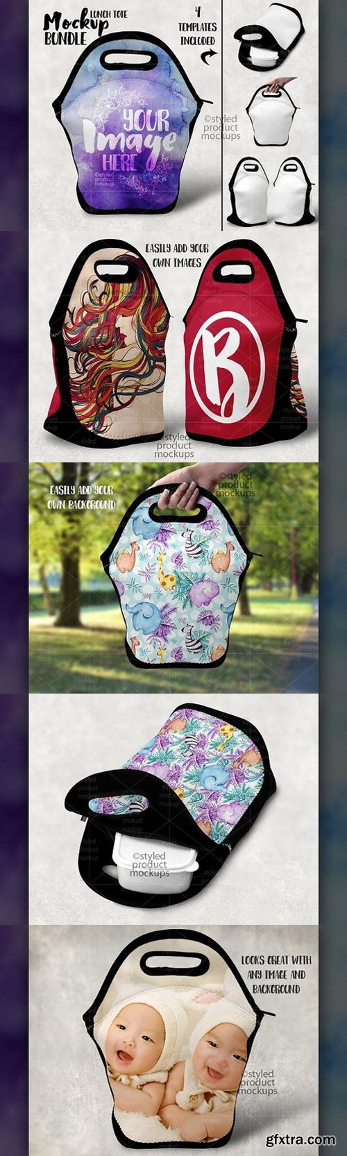 CM - Double Sided Lunch Tote Mockup 1711854