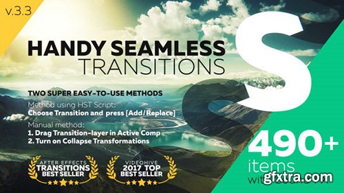 Videohive Handy Seamless Transitions | Pack & Script 3.3.2 18967340 (With HST Script Code)