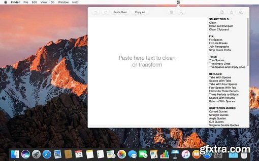 Clean Text Menu 2.20 (Mac OS X)