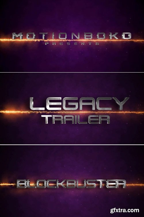 The Legacy Trailer - After Effects