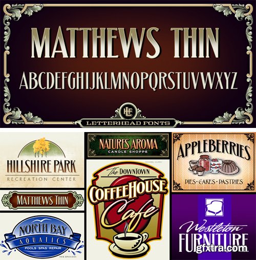 LHF Matthews Thin Font