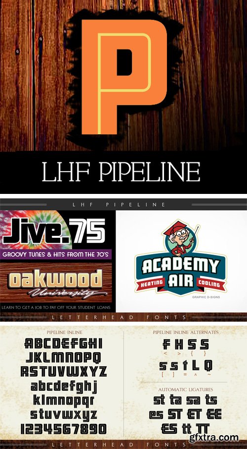 LHF Pipeline Font Family