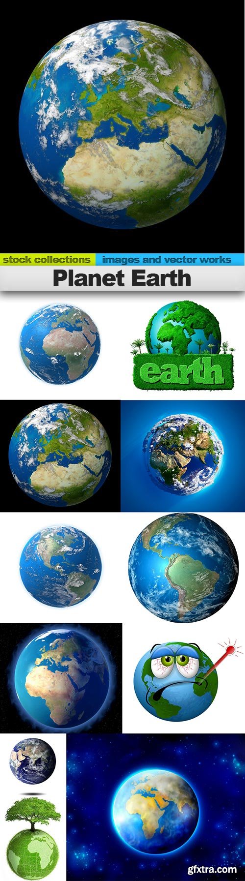 Planet Earth, 11 x UHQ JPEG