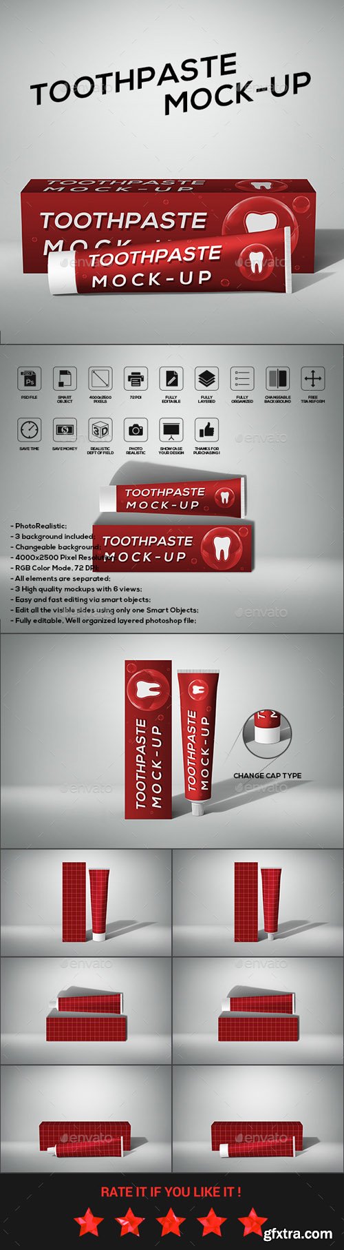 GR - Toothpaste Mock-Up Set 20514636