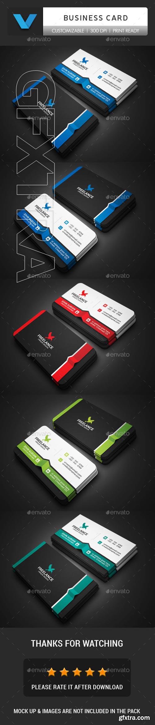 GraphicRiver - Freelance Business Card 20442808 20442808