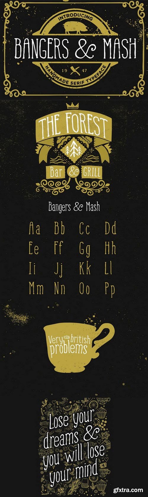 CM - Bangers and Mash font - 590954