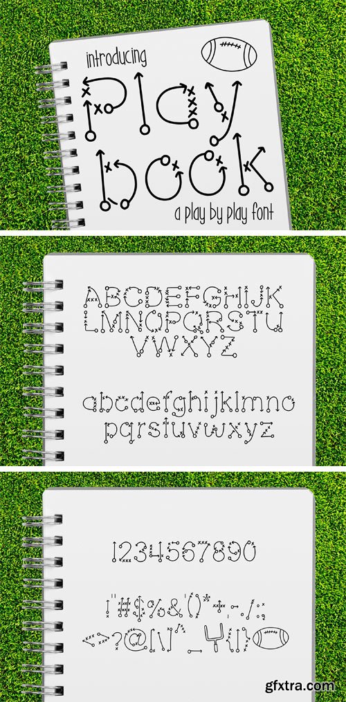 CM - Play Book a Play by Play Font 1758600