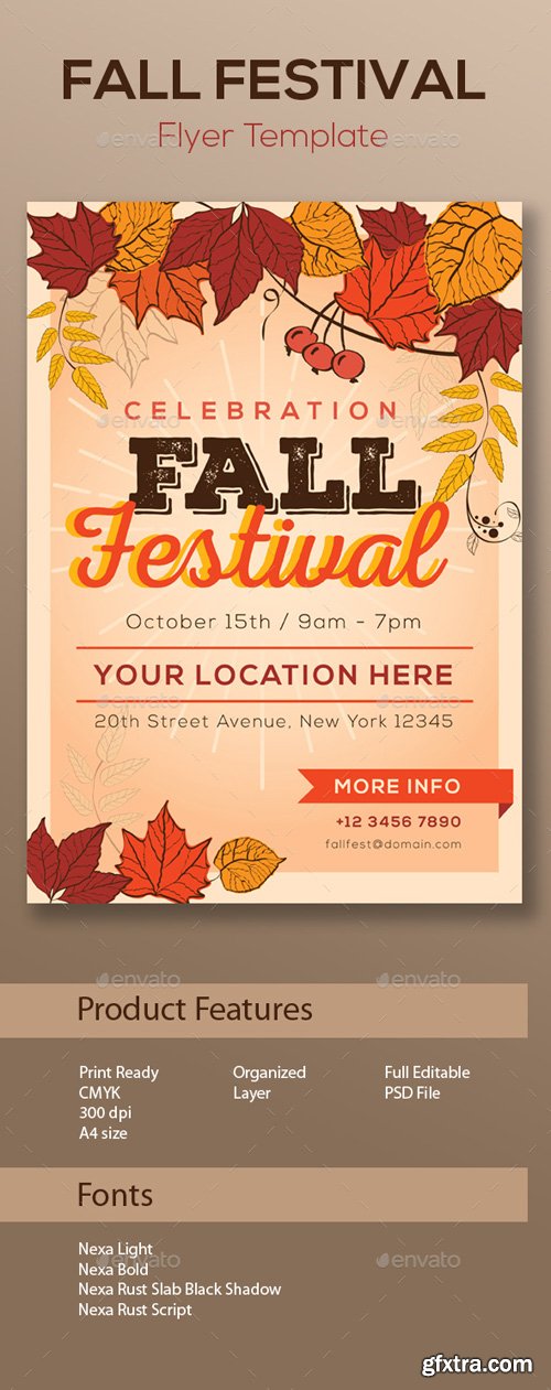 GR - Fall Festival Flyer Template 13181451