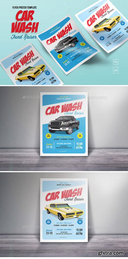 GR - Car Wash Fund Raiser Flyer 18396741