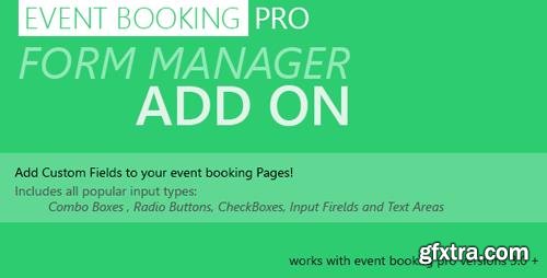 CodeCanyon - Event Booking Pro: Forms Manager Add on v1.97 - 6961692