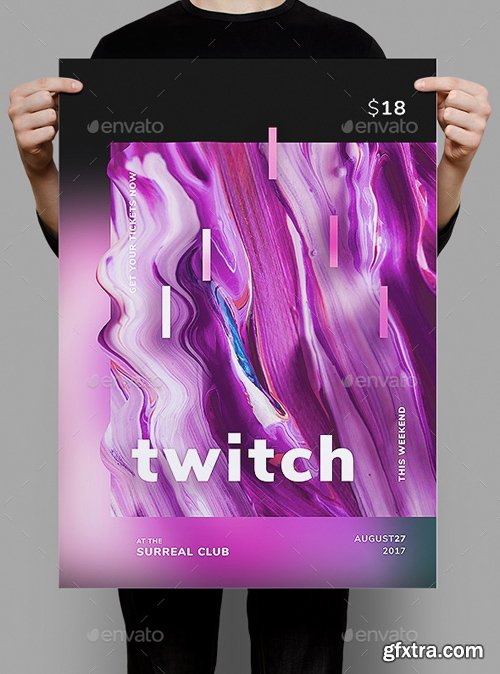 GR - Twitch Flyer / Poster Template 20548984