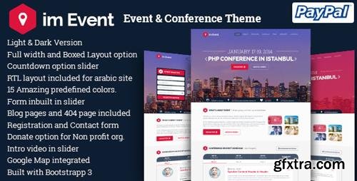 ThemeForest - im Event v3.1.4 - Event & Conference WordPress Theme - 9533576
