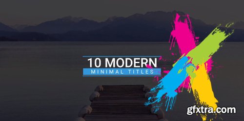 Modern Titles - Premiere Pro Templates