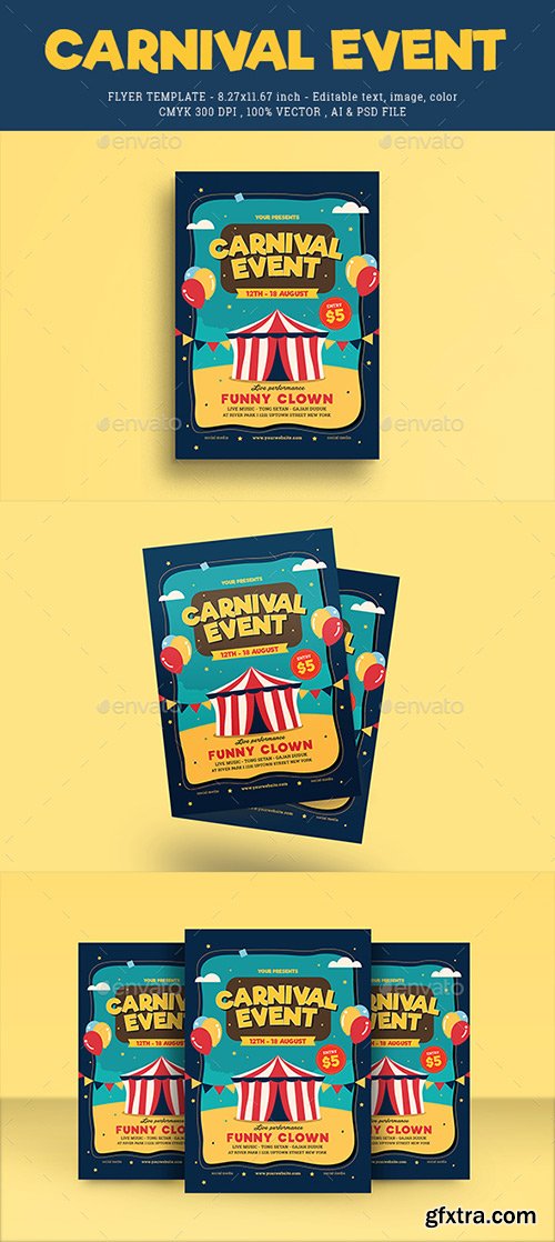 Graphicriver - Carnival Event Flyer 20540736