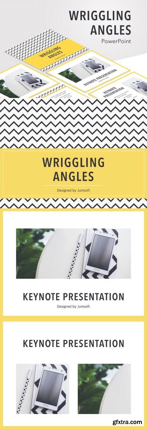 Wriggling Angles PowerPoint Template