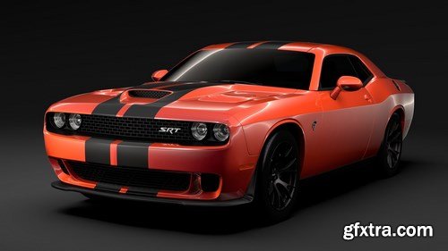 Dodge Challenger SRT Hellcat Go Mang 3D Model