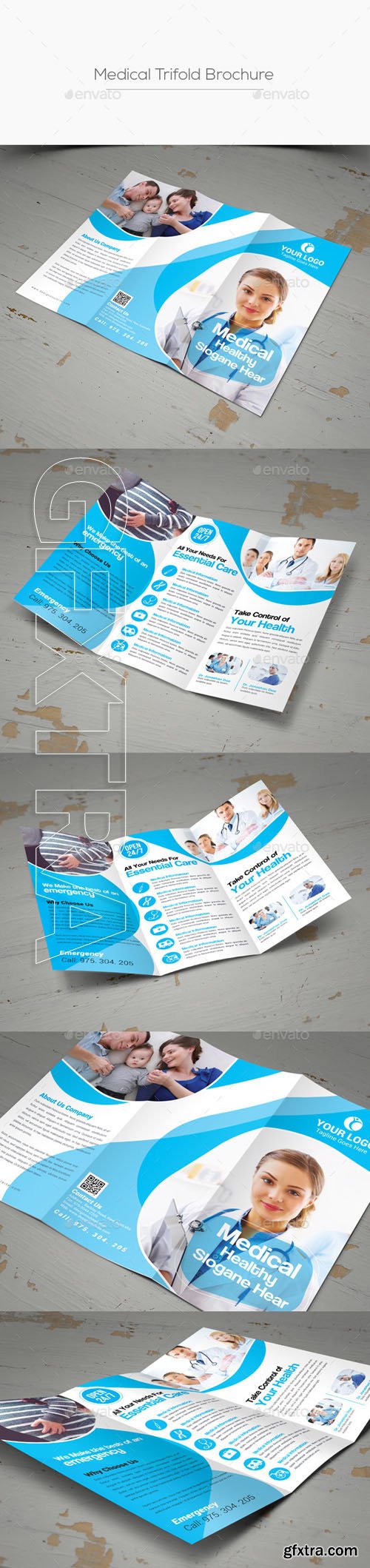 GraphicRiver - Medical Trifold Brochure 20563402